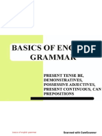 Basics of English Grammar