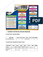 Jadwat Dokter RSGH Madiun