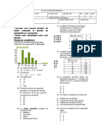 Prueba Estadistica Sexto