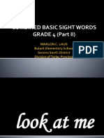 Grade 4 Basic Sight Words Part II