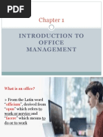 Introduction To Office Management