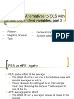 Alternatives to OLS with limited dependent variables