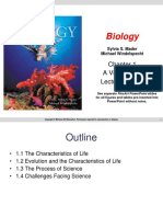 Biology: A View of Life Lecture Outline