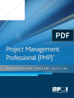 PMP Exam Content Outline (READING)