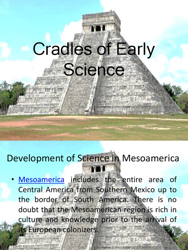 Cradles of Early Science PDF Maya Civilization Mesoamerica