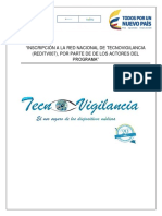 Manual de Operacion Inscripcion en Linea A La Red Nacional de Tecno