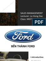 Saigon Ford Marketing Management