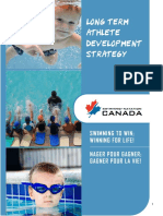Long Term Athlete Development Strategy: Swimming - Ca