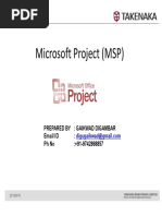 Ms Project Basic Guide Part 1 - Scheduling