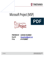 Ms Project Basic Guide Part 1 - Scheduling