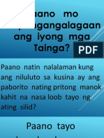 Mga Bahagi NG Ilong