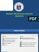 Monitor Budgets & Track Allotments