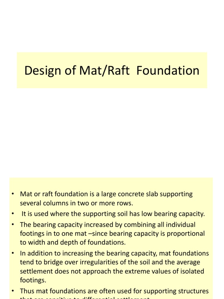 Design of Mat SD PDF | PDF