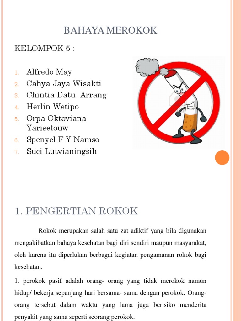 Bahaya Merokok | PDF