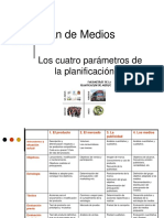 Los Cuatro Parametros de La Planificacion de Medios