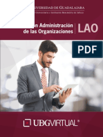 Licenciatura en Administración de Las Organizaciones