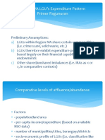 Region IVA LGU's Expenditure Pattern Primer Pagunuran