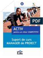 manager de proiect