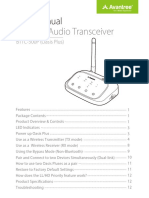 Avantree Tc500p User Manual