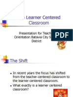 The Learner Centered Classroom