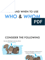 Who vs Whom - How to Choose Between Who and Whom