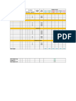 Project: Bbs For No of Bars Weight of Steel Set Nos Total No Cutting Length Total Length