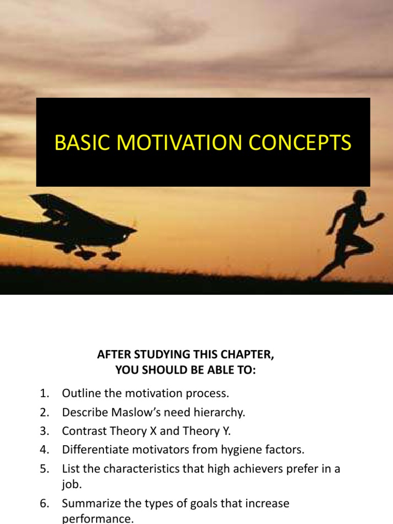 Key Concepts in Motivation Theory | PDF | Motivation | Motivational