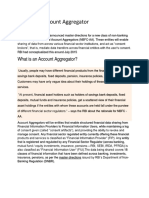 RBI's Account Aggregator framework