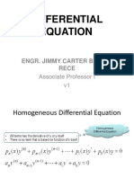 Differential Equation: Engr. Jimmy Carter B. Nilo, Rece