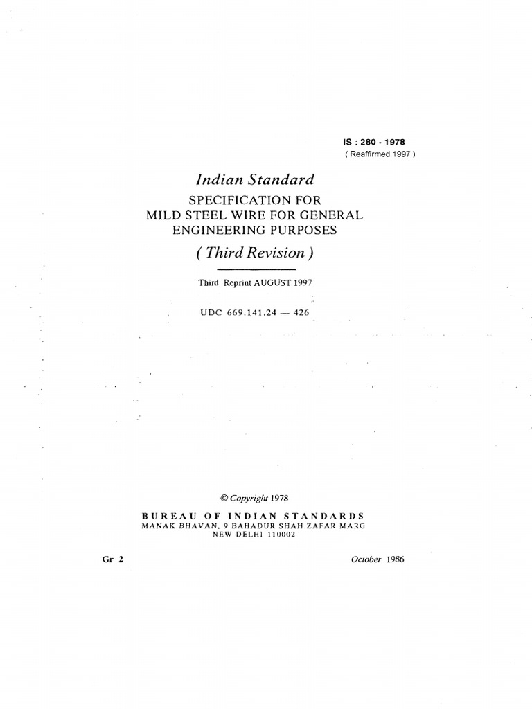 Is 280 | PDF