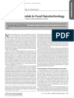 Functional Materials in Food Nanotechnology
