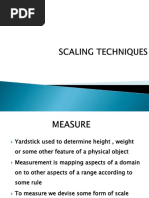 Research Methodology - Measurement & Scaling Techniques