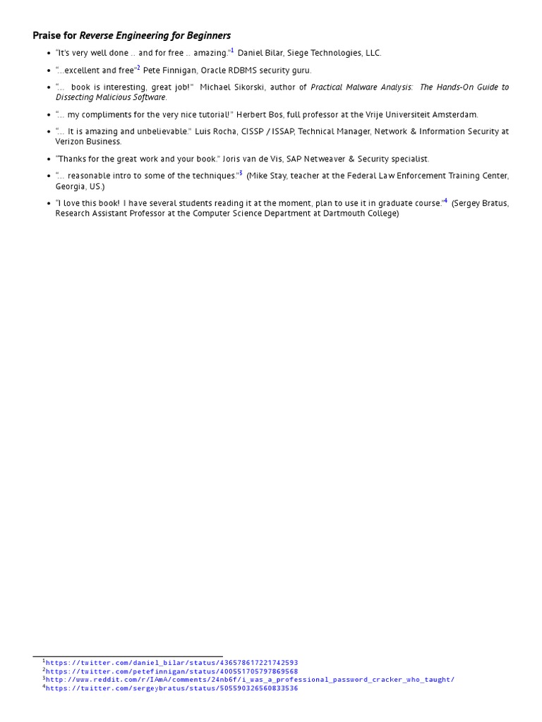2014 RE For Beginners PDF | PDF | Subroutine | Software Engineering