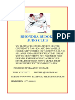 Rhondda Budokan Judo Club