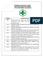 Peningkatan Mutu Klinis Dan Keselamatan Pasien Uptd Puskesmas Sadabuan