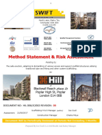 Method Statement & Risk Assessment for Scaffolding Works