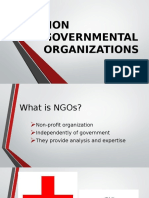 NON Governmental Organizations