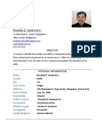RONALDO D. SANDOVAL JR - Resume NEW