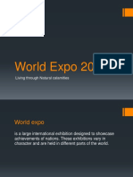 World Expo 2025: Living Through Natural Calamities