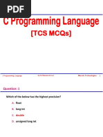 (Tcs MCQS) : C Programming Language by K.V.Ramana Naresh Technologies