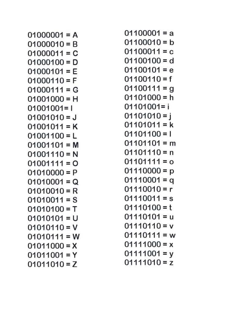 Binary Code | PDF