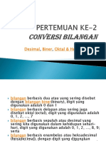 Conversi Bilangan Pertemuan Ke 2