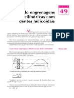 Fresando Engrenagens Cilíndricas Com Dentes Helicoidais - PDF