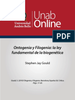 Ontogenia y Filogenia