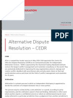 Alternative Dispute Resolution - CEDR - CIGA