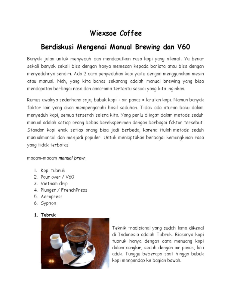 Materi Manual Brewing PDF