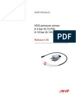 VDO Pressure Sensor Guide