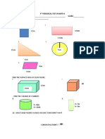 4th Periodical Test in Math 6