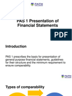 PAS 1 Presentation of Financial Statements