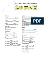 Max Mutzke - Can`t Wait Until Tonight (mit Diagrammen)